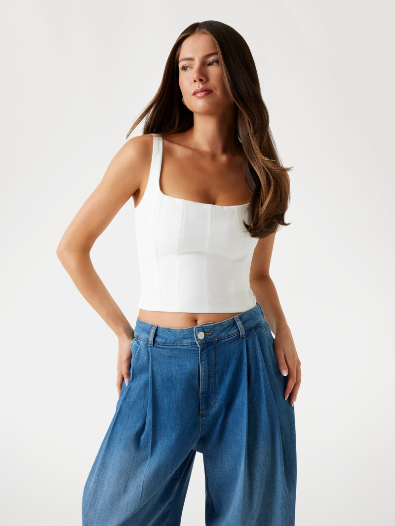Kianna Louise Stephens featured in  the Guess catalogue for Pre-Fall 2025