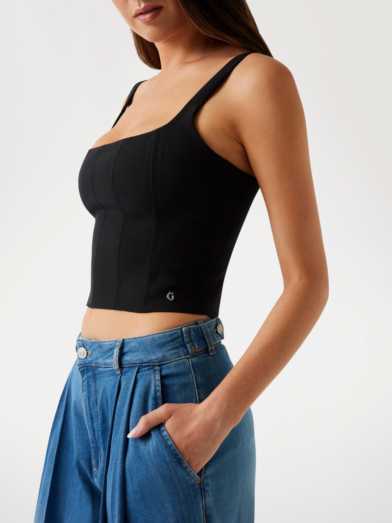 Kianna Louise Stephens featured in  the Guess catalogue for Pre-Fall 2025