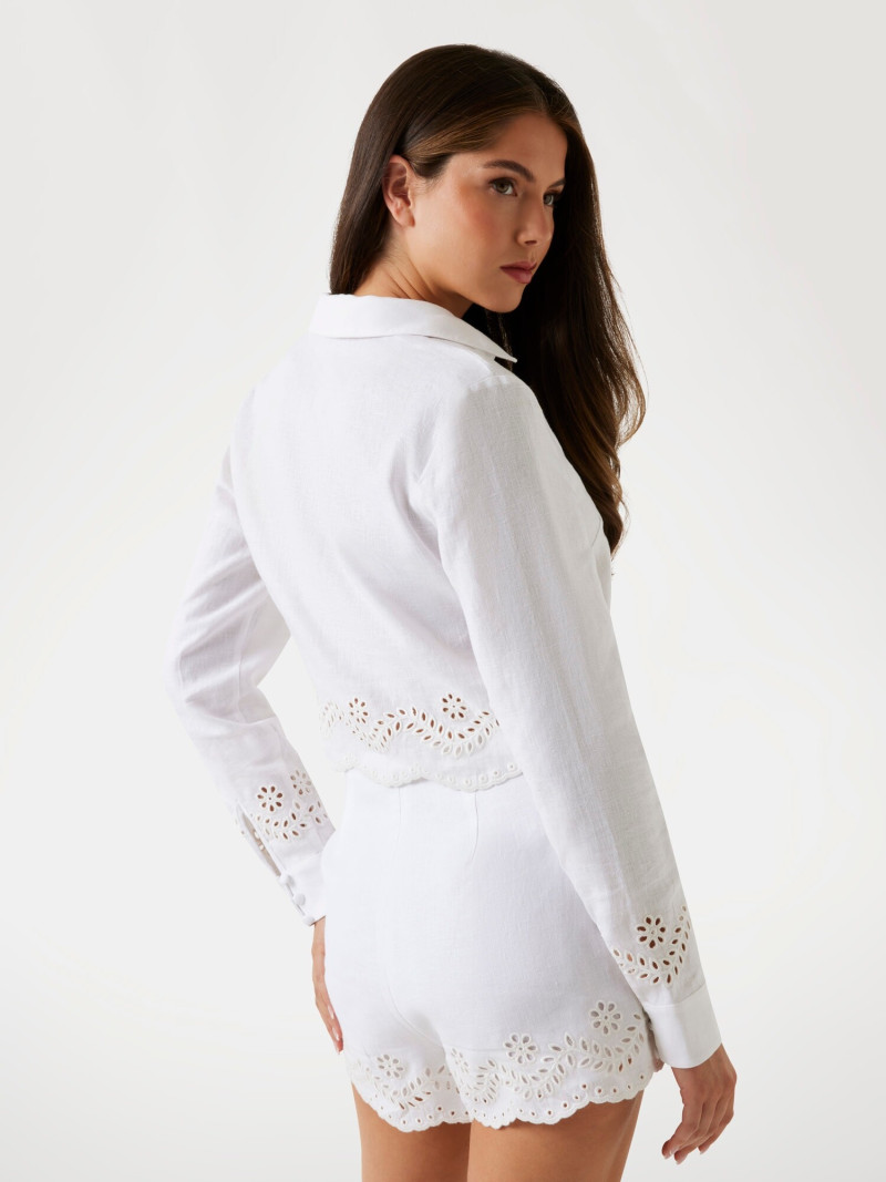 Kianna Louise Stephens featured in  the Guess catalogue for Pre-Fall 2025