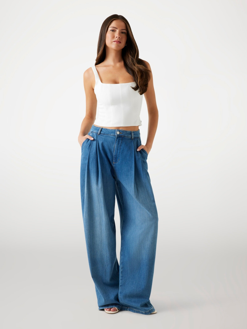 Kianna Louise Stephens featured in  the Guess catalogue for Pre-Fall 2025