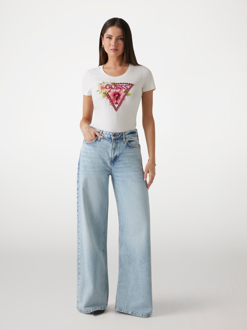 Kianna Louise Stephens featured in  the Guess catalogue for Pre-Fall 2025