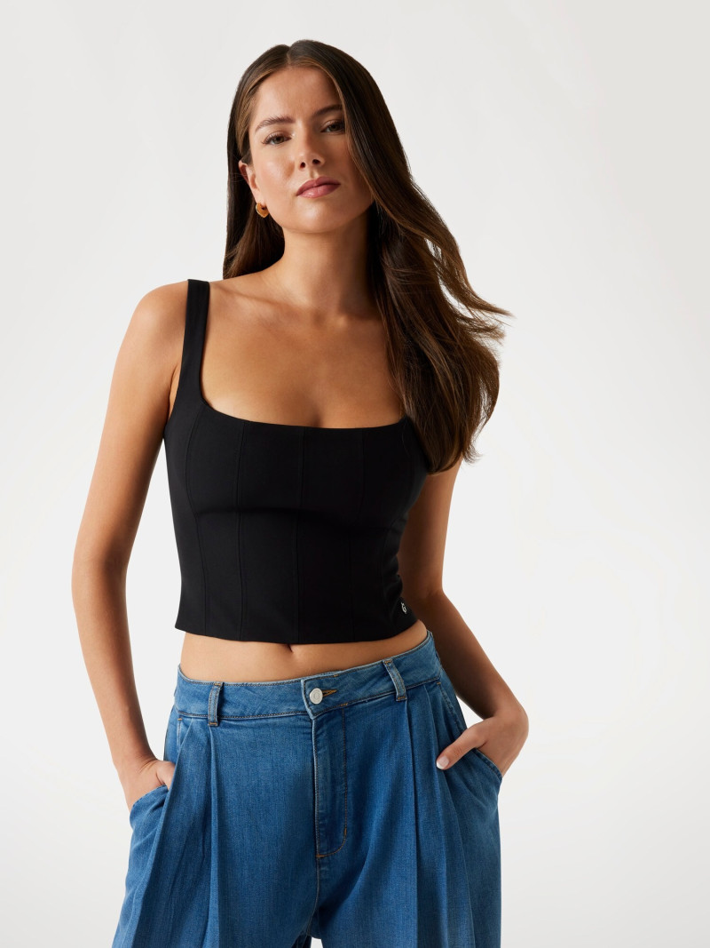 Kianna Louise Stephens featured in  the Guess catalogue for Pre-Fall 2025