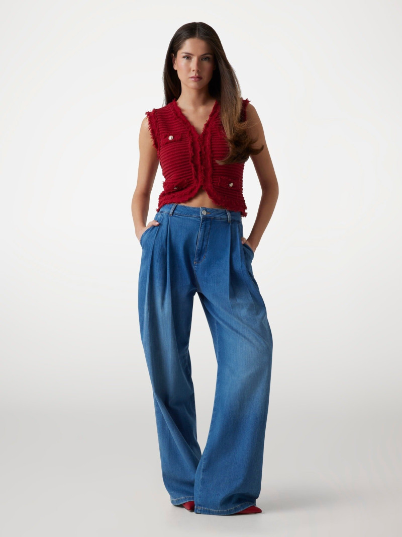 Kianna Louise Stephens featured in  the Guess catalogue for Pre-Fall 2025