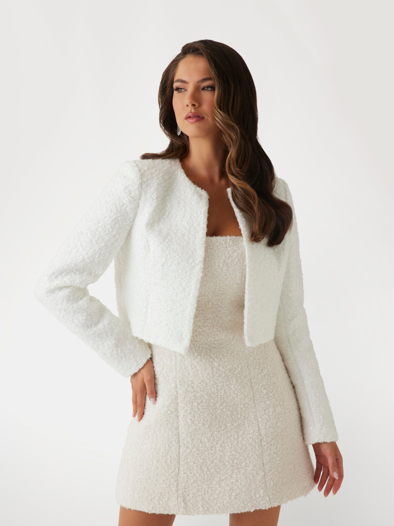 Kianna Louise Stephens featured in  the Guess catalogue for Pre-Fall 2025