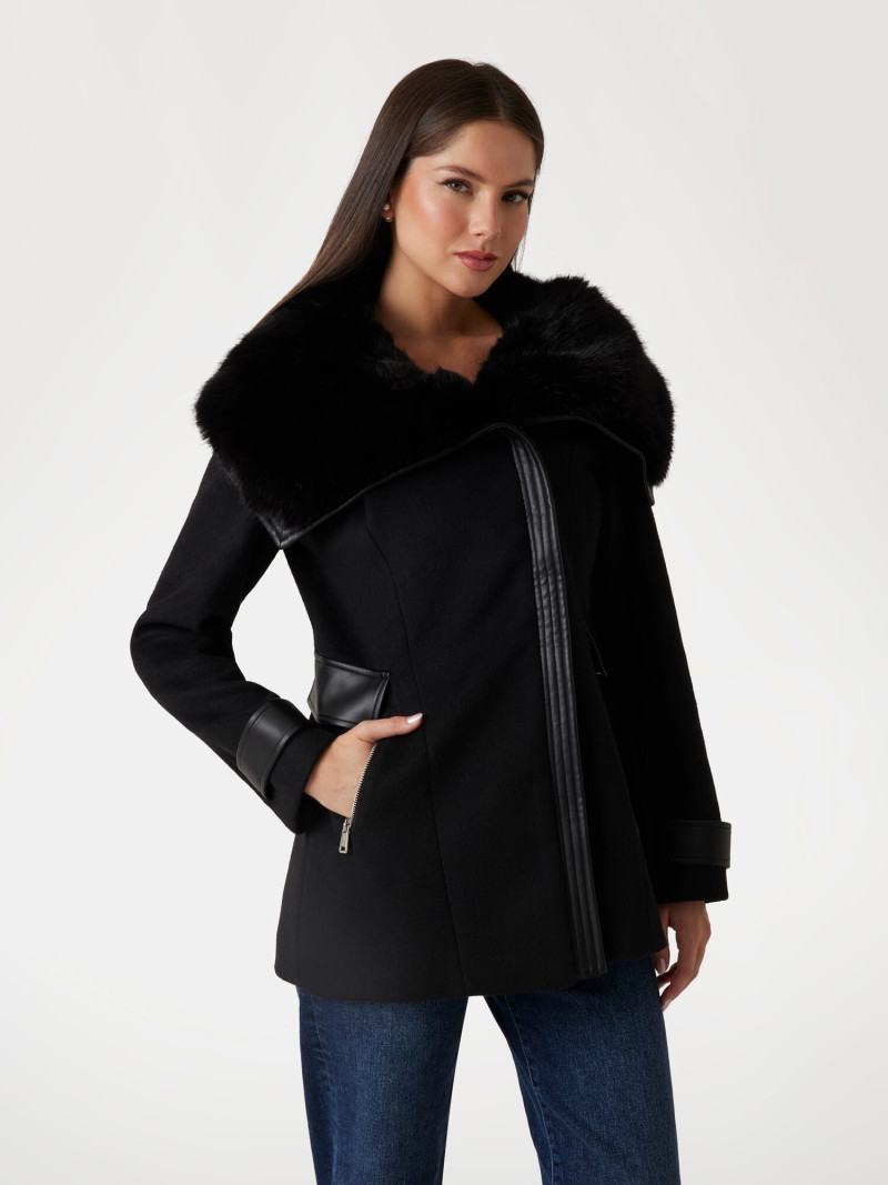 Kianna Louise Stephens featured in  the Guess catalogue for Pre-Fall 2025
