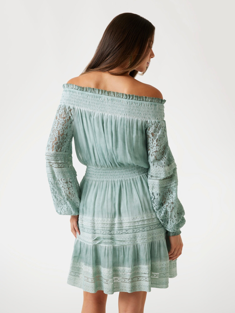 Kianna Louise Stephens featured in  the Guess catalogue for Pre-Fall 2025