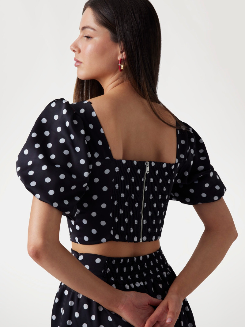 Kianna Louise Stephens featured in  the Guess catalogue for Pre-Fall 2025