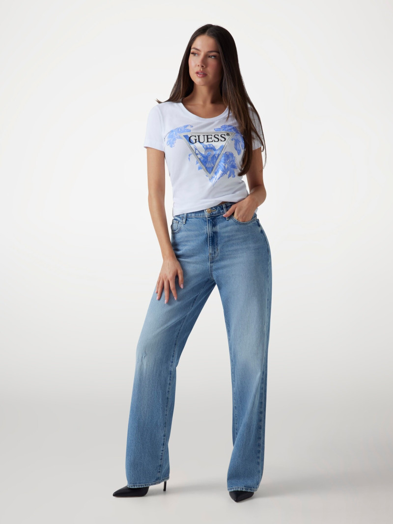 Kianna Louise Stephens featured in  the Guess catalogue for Pre-Fall 2025