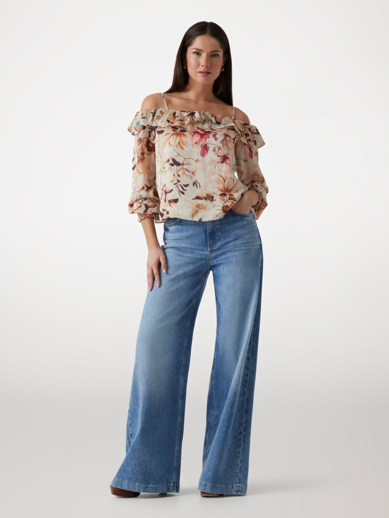 Kianna Louise Stephens featured in  the Guess catalogue for Pre-Fall 2025