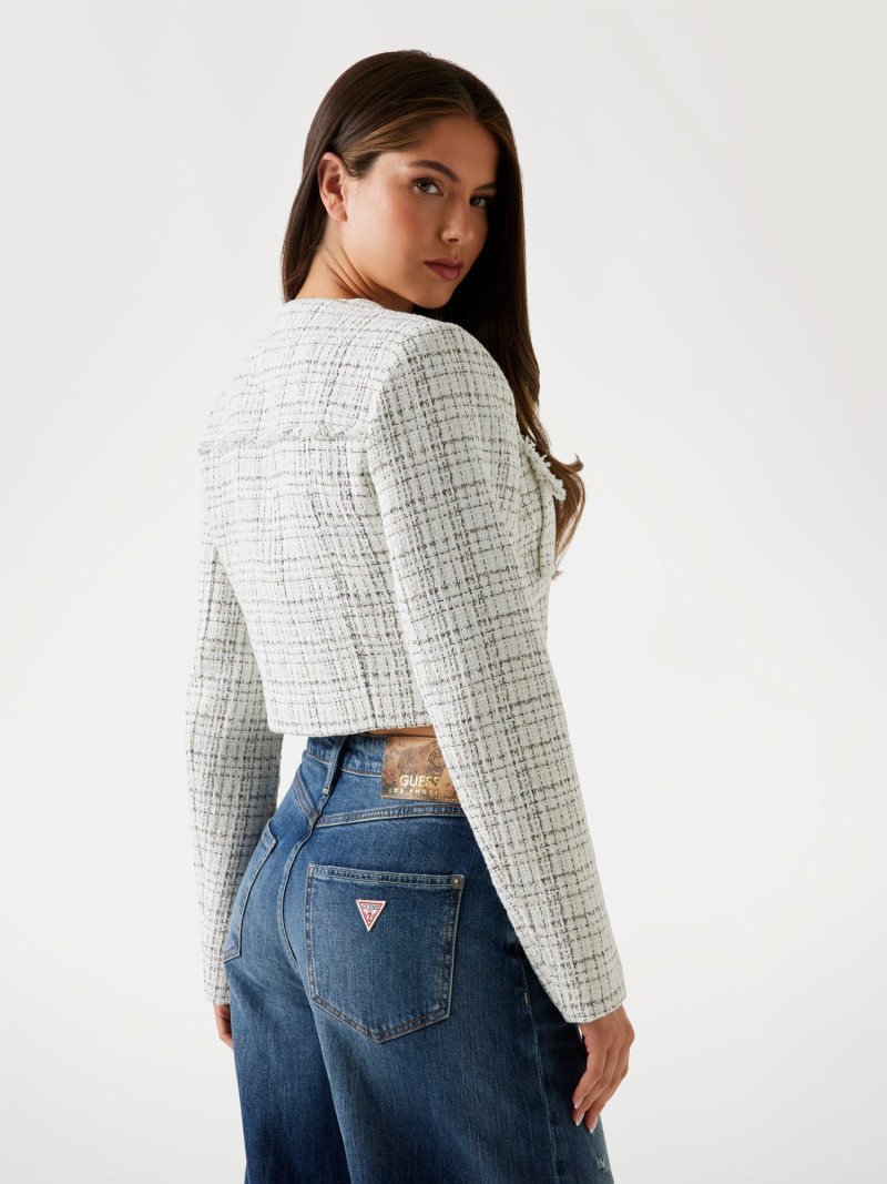 Kianna Louise Stephens featured in  the Guess catalogue for Pre-Fall 2025