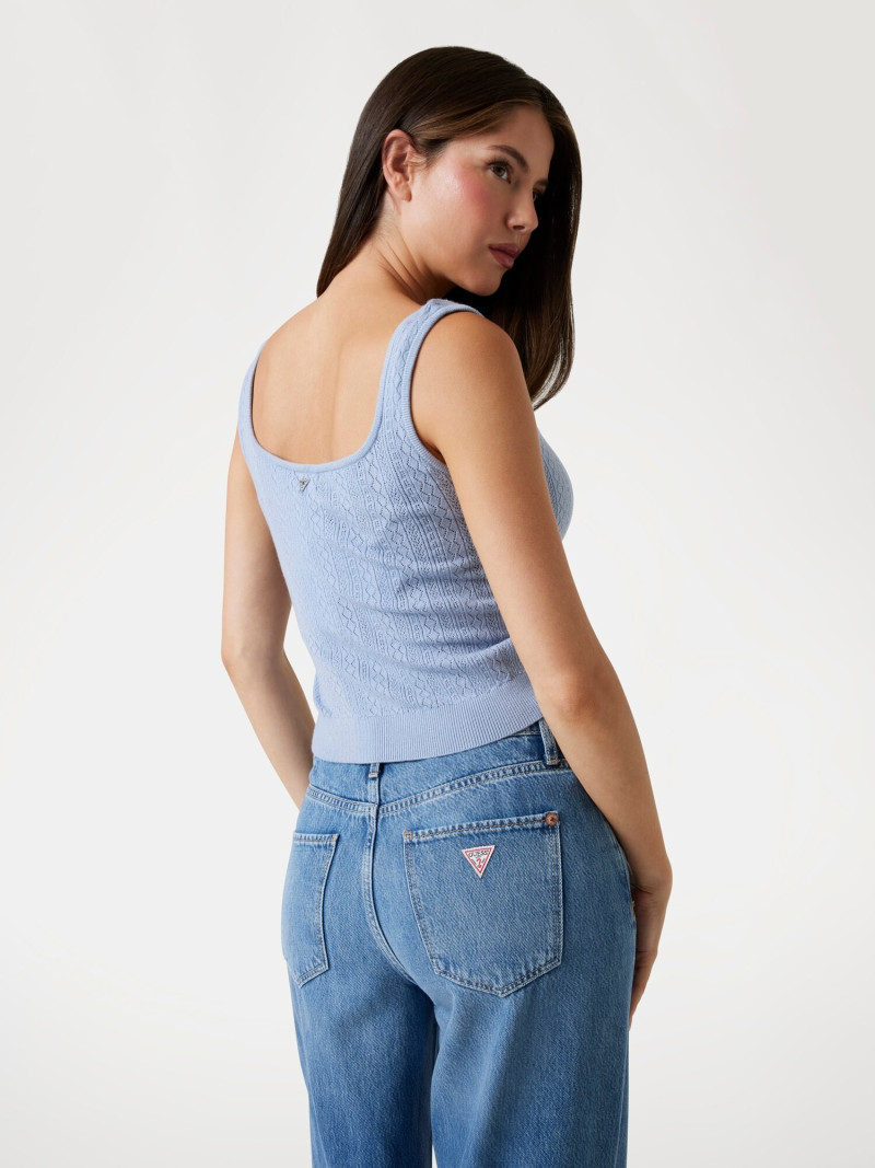 Kianna Louise Stephens featured in  the Guess catalogue for Pre-Fall 2025