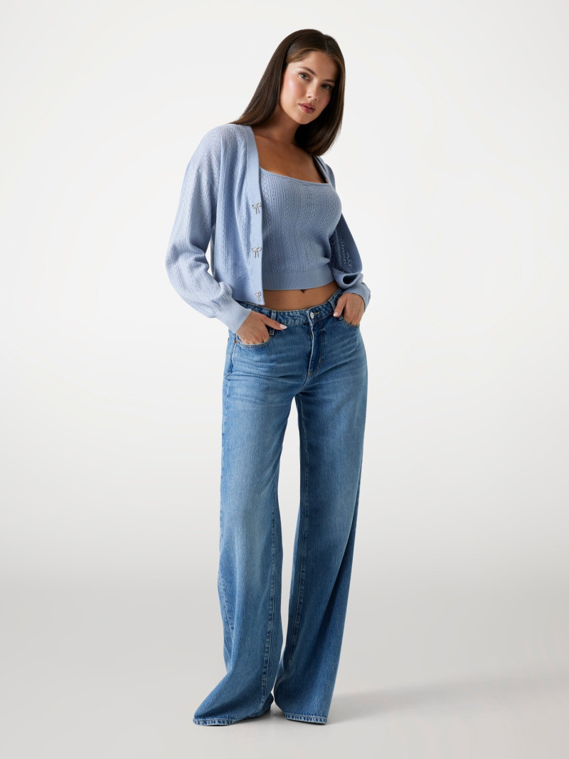 Kianna Louise Stephens featured in  the Guess catalogue for Pre-Fall 2025