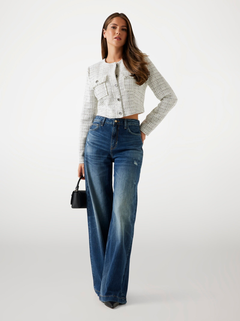 Kianna Louise Stephens featured in  the Guess catalogue for Pre-Fall 2025
