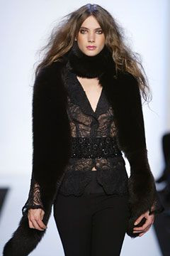 Monique Lhuillier fashion show for Autumn/Winter 2004