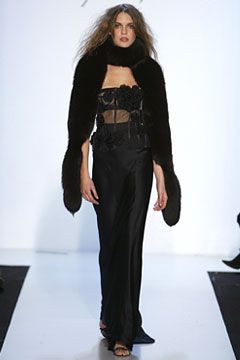 Monique Lhuillier fashion show for Autumn/Winter 2004