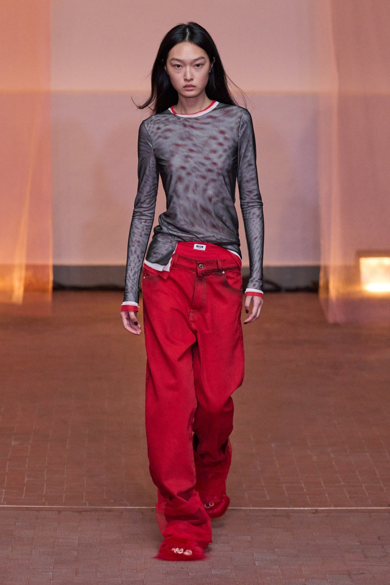 MSGM fashion show for Autumn/Winter 2025