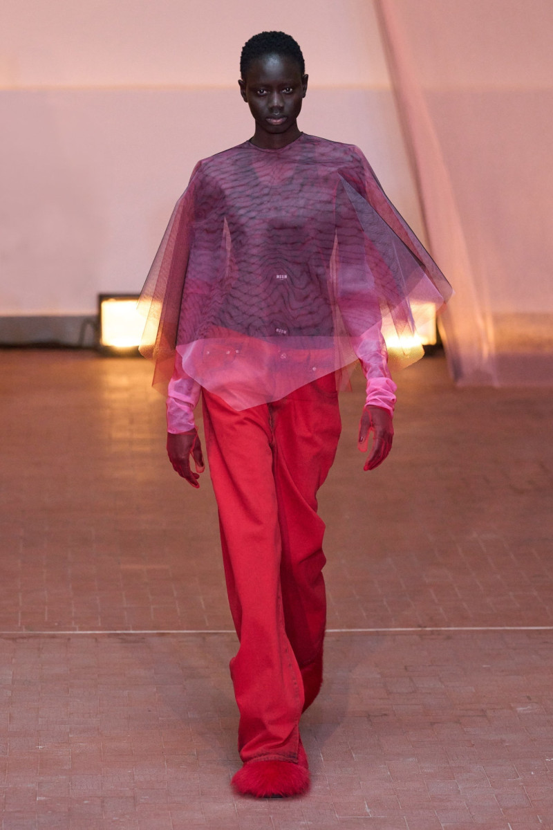 MSGM fashion show for Autumn/Winter 2025