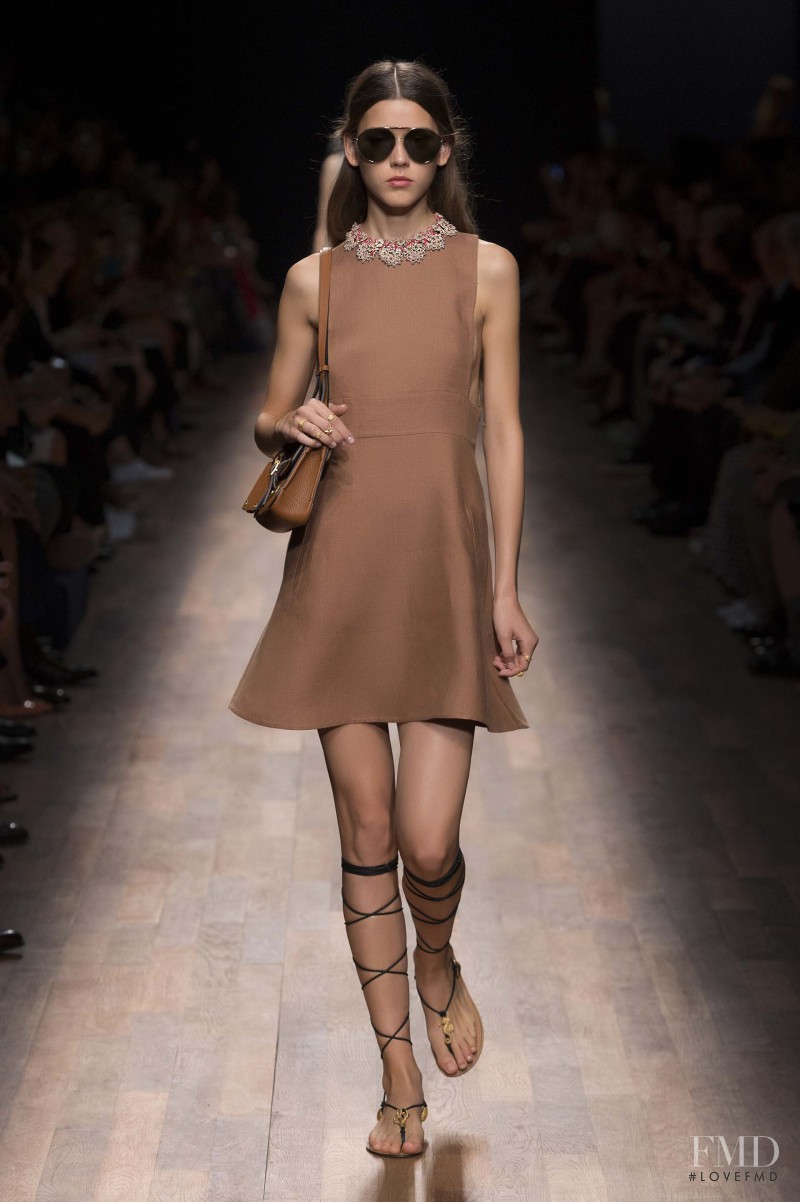 Vivienne Rohner featured in  the Valentino fashion show for Spring/Summer 2015
