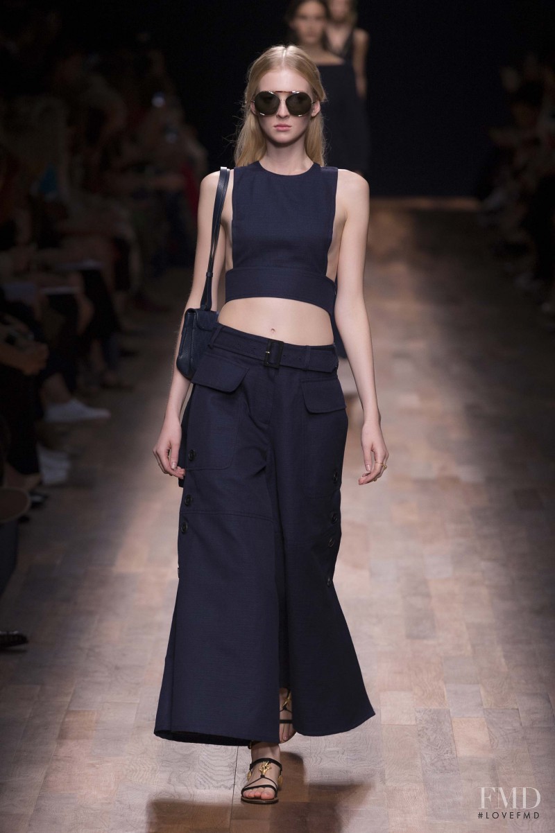 Nastya Sten featured in  the Valentino fashion show for Spring/Summer 2015