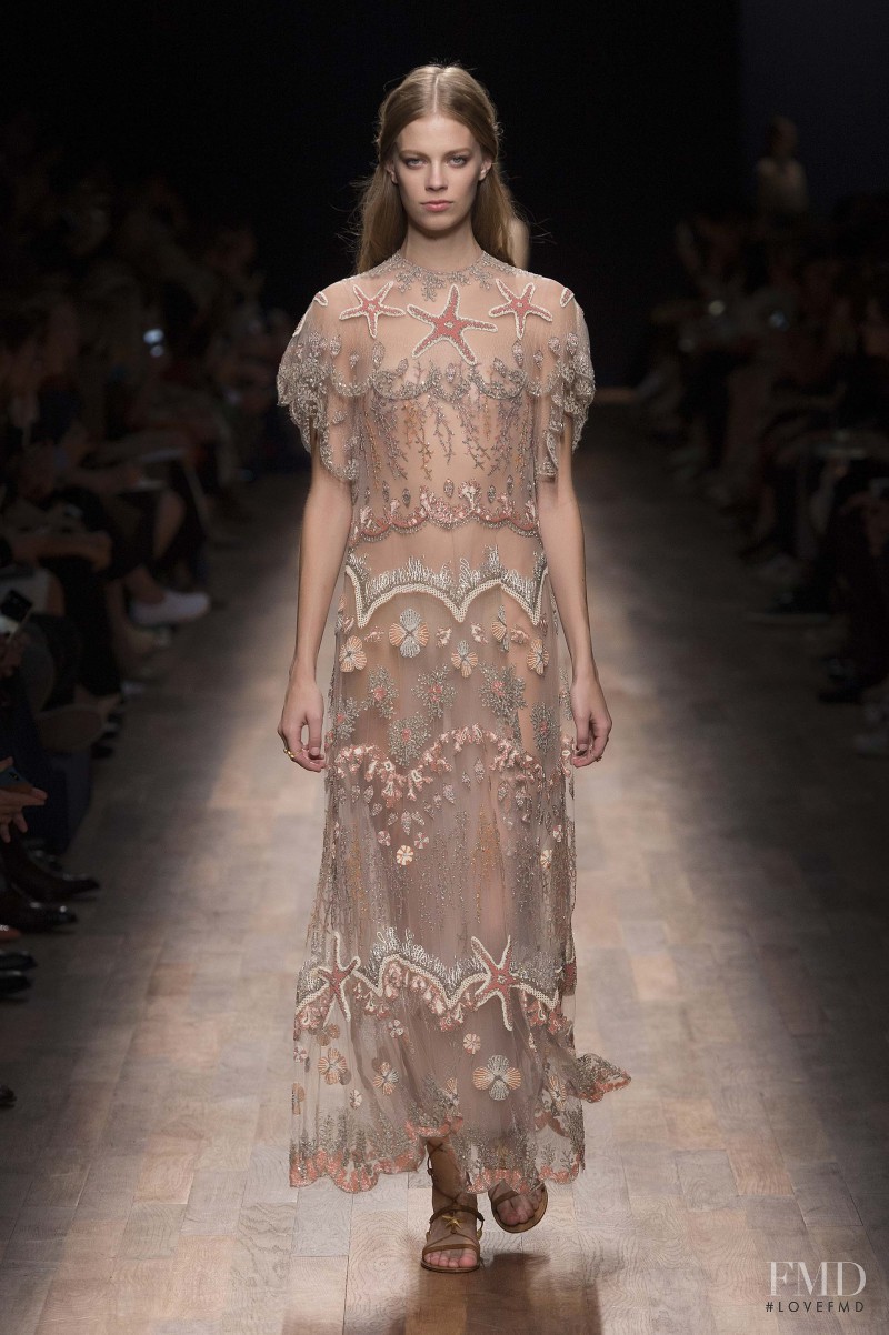 Lexi Boling featured in  the Valentino fashion show for Spring/Summer 2015