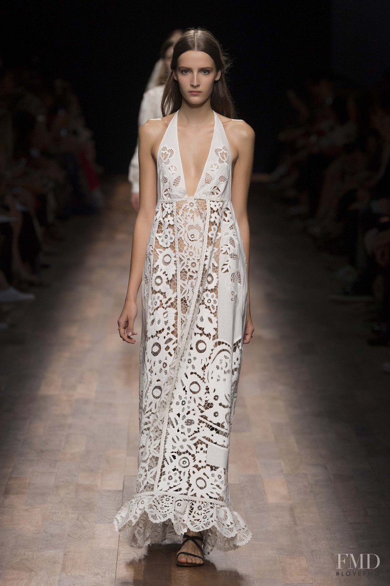 Yana Van Ginneken featured in  the Valentino fashion show for Spring/Summer 2015