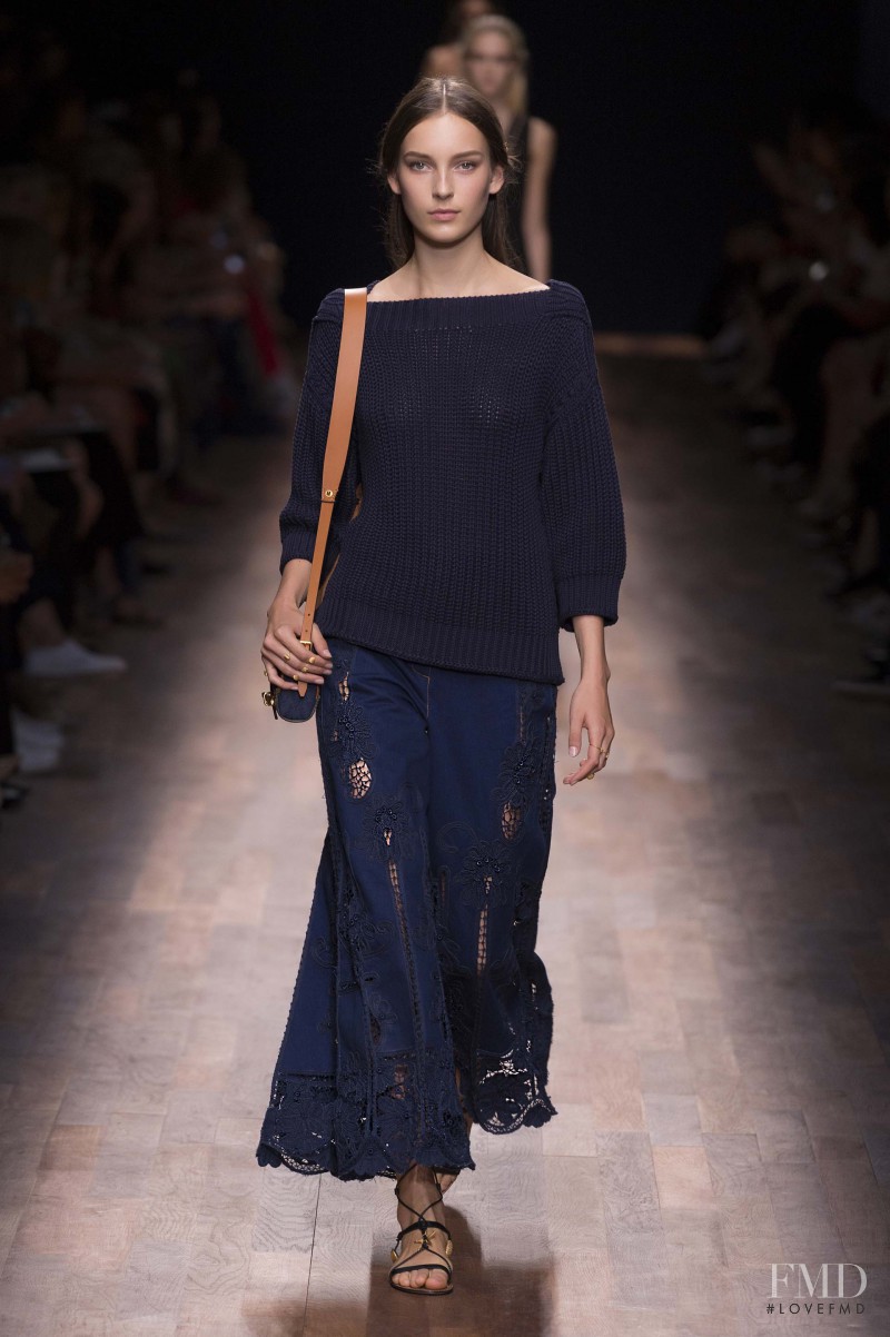 Julia Bergshoeff featured in  the Valentino fashion show for Spring/Summer 2015