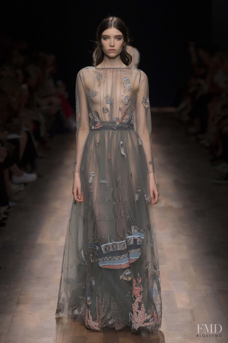 Grace Hartzel featured in  the Valentino fashion show for Spring/Summer 2015