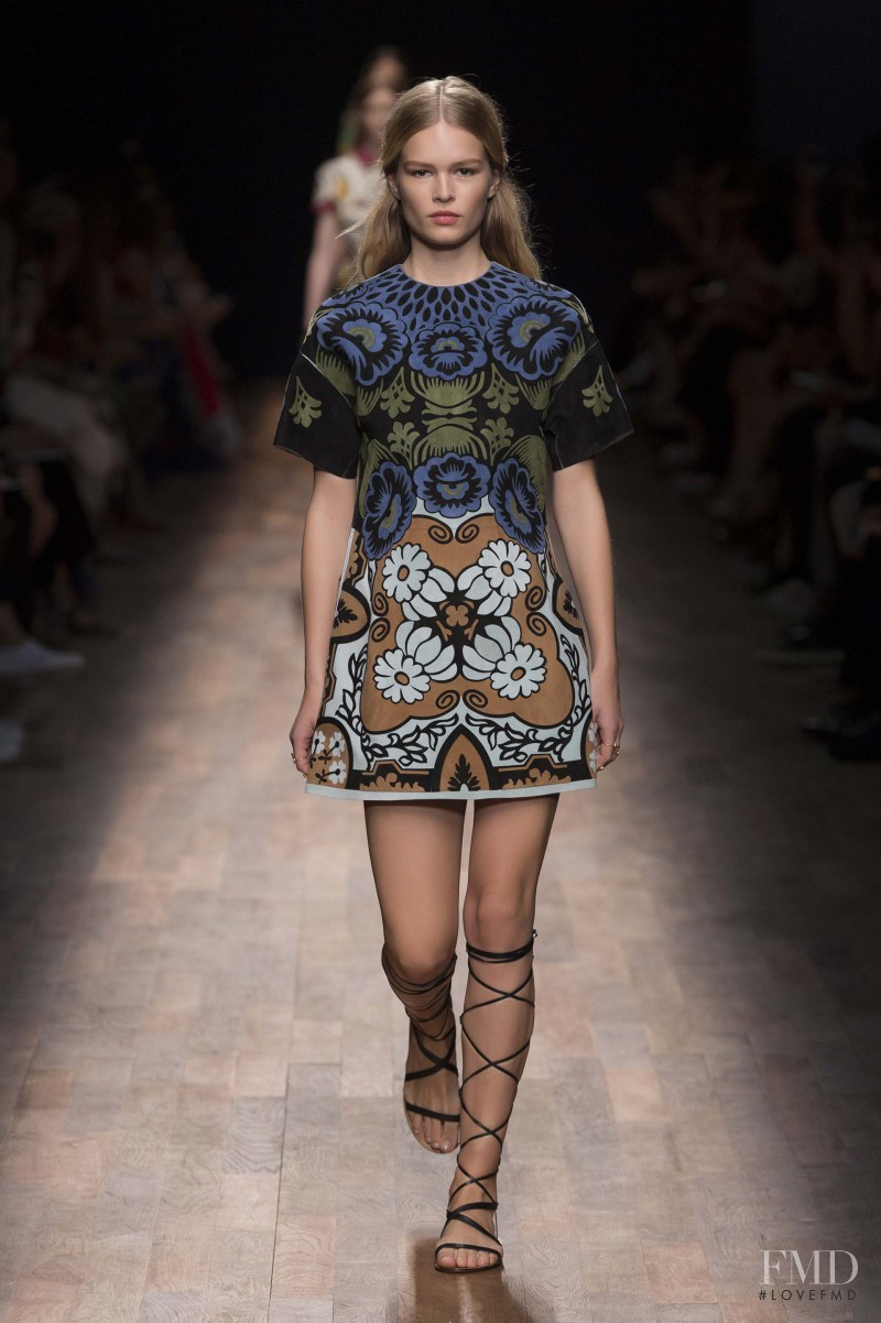 Anna Ewers featured in  the Valentino fashion show for Spring/Summer 2015