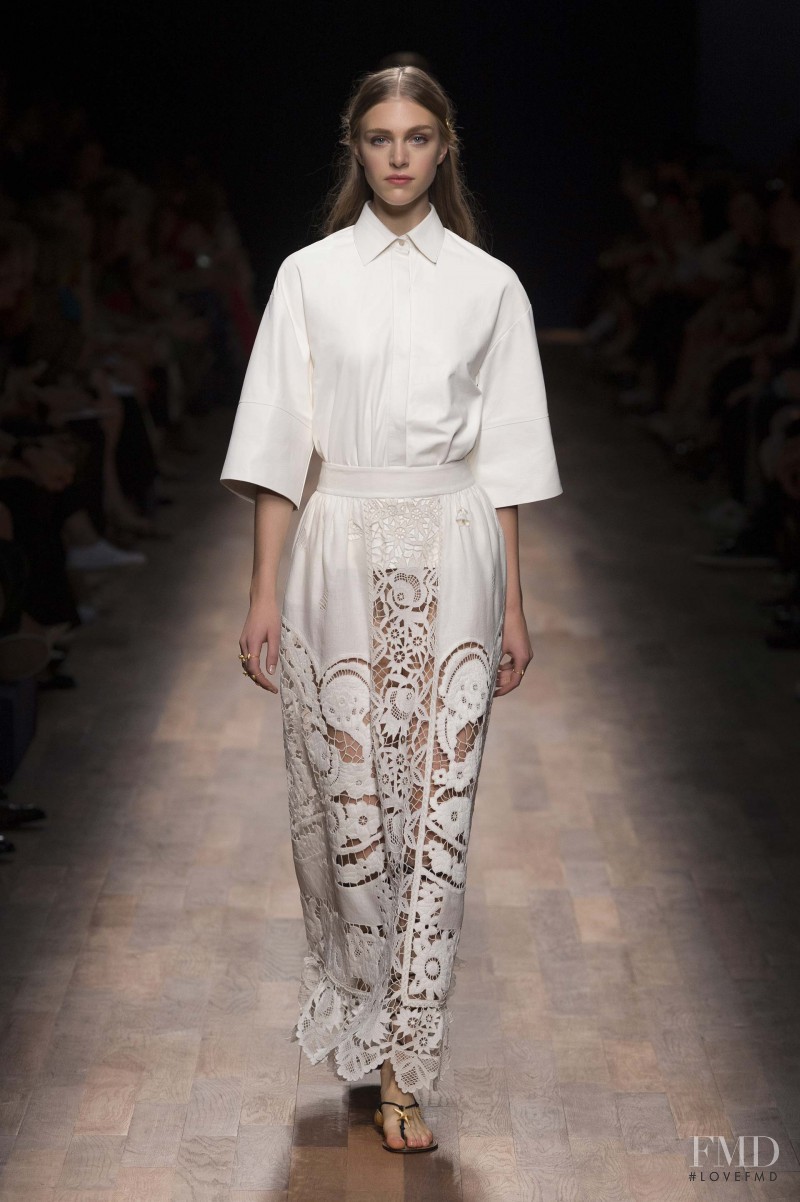 Hedvig Palm featured in  the Valentino fashion show for Spring/Summer 2015