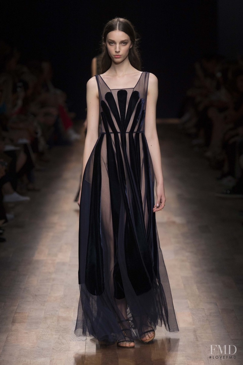 Larissa Marchiori featured in  the Valentino fashion show for Spring/Summer 2015