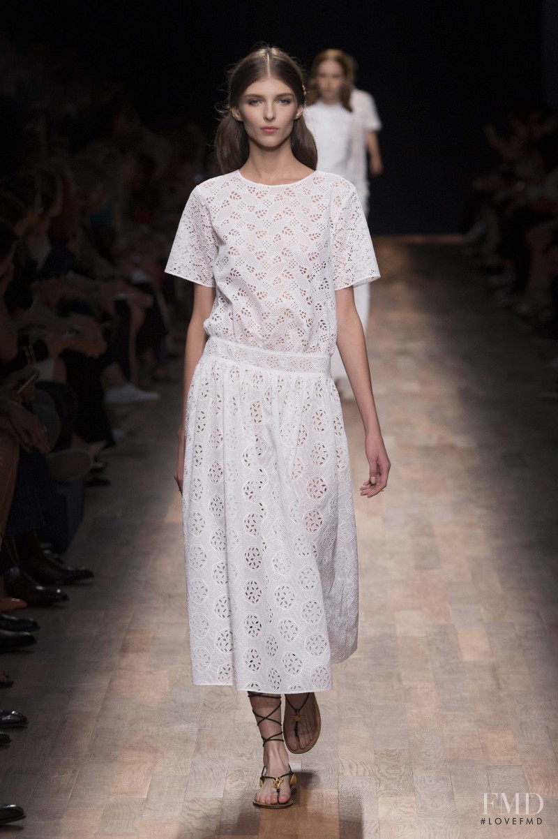 Anastasia Lagune featured in  the Valentino fashion show for Spring/Summer 2015