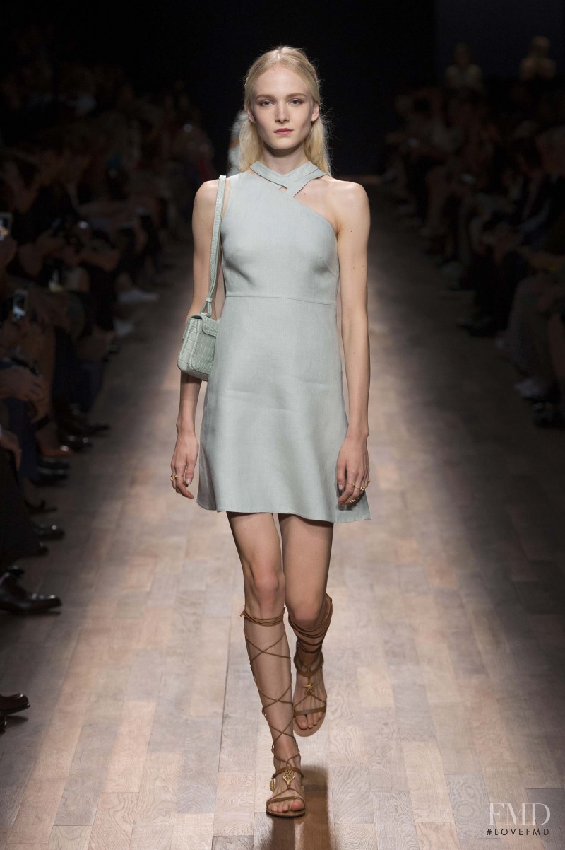 Maja Salamon featured in  the Valentino fashion show for Spring/Summer 2015