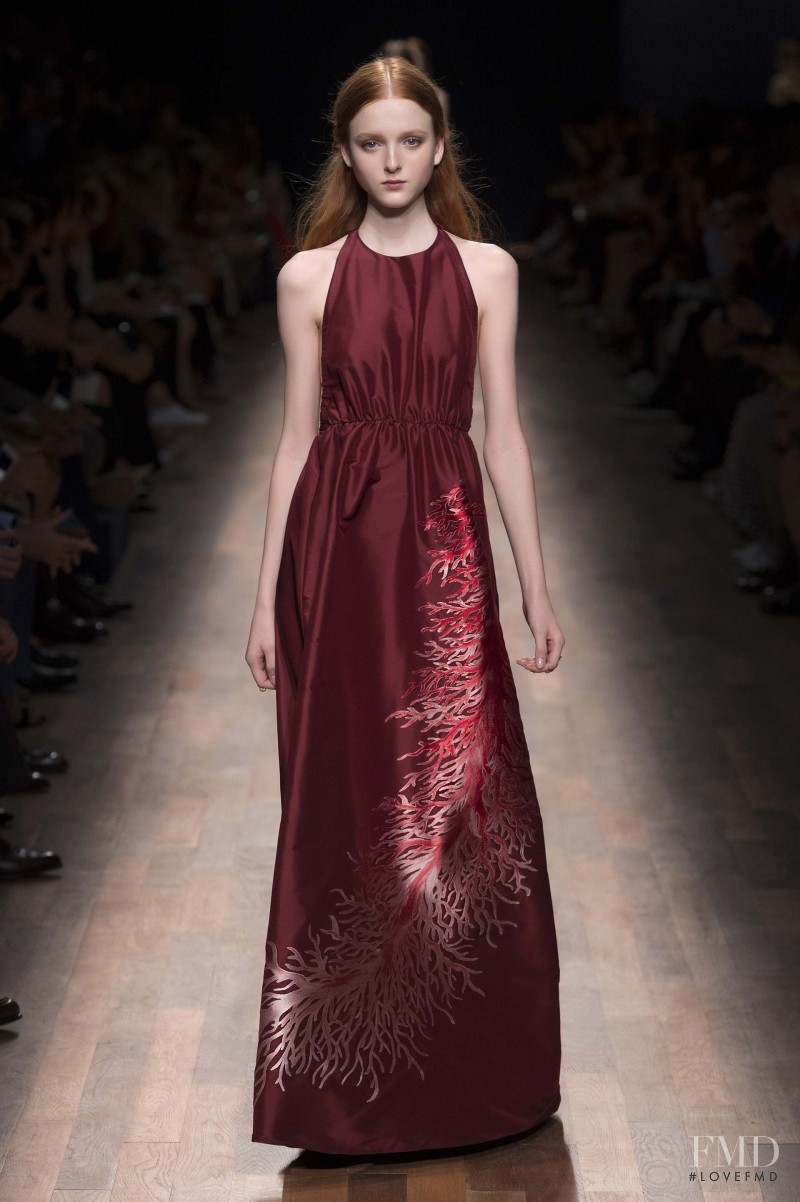 Madison Stubbington featured in  the Valentino fashion show for Spring/Summer 2015