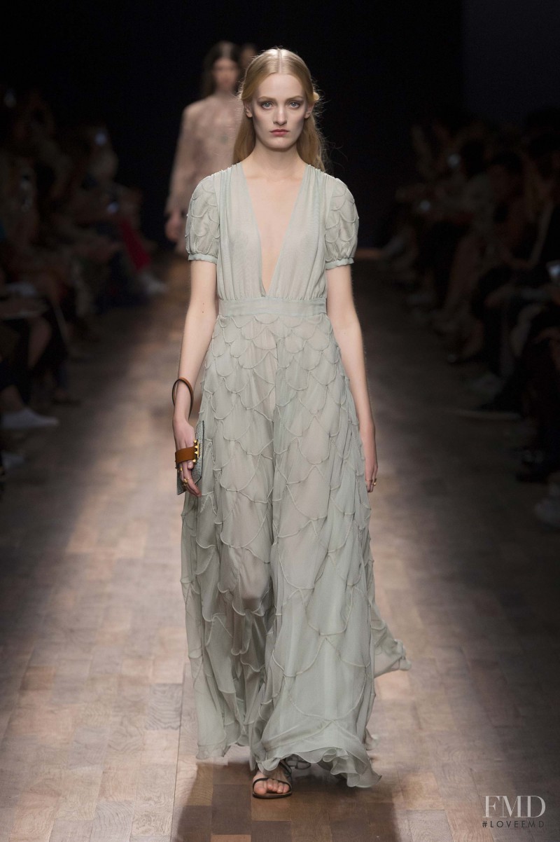 Sunniva Wahl featured in  the Valentino fashion show for Spring/Summer 2015