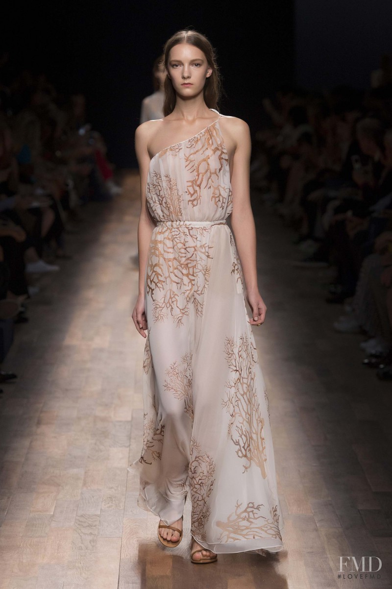 Irina Liss featured in  the Valentino fashion show for Spring/Summer 2015