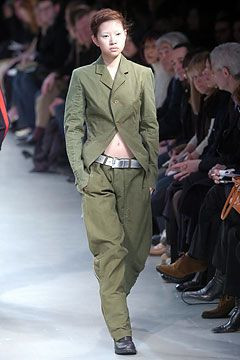 Y\'s by Yohji Yamamoto fashion show for Autumn/Winter 2004