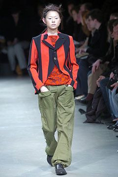 Y\'s by Yohji Yamamoto fashion show for Autumn/Winter 2004