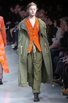 Y\'s by Yohji Yamamoto fashion show for Autumn/Winter 2004