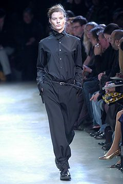Y\'s by Yohji Yamamoto fashion show for Autumn/Winter 2004