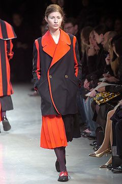Y\'s by Yohji Yamamoto fashion show for Autumn/Winter 2004