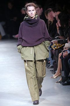 Y\'s by Yohji Yamamoto fashion show for Autumn/Winter 2004