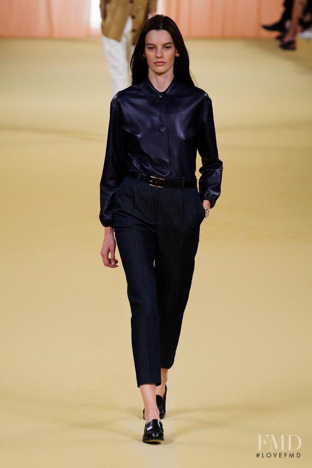 Amanda Murphy featured in  the Hermès fashion show for Spring/Summer 2015