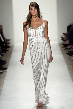 Badgley Mischka fashion show for Spring/Summer 2004