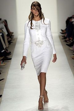 Badgley Mischka fashion show for Spring/Summer 2004