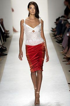 Badgley Mischka fashion show for Spring/Summer 2004