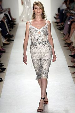 Badgley Mischka fashion show for Spring/Summer 2004