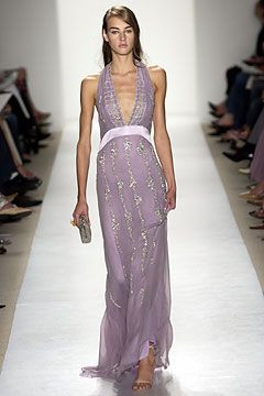 Badgley Mischka fashion show for Spring/Summer 2004