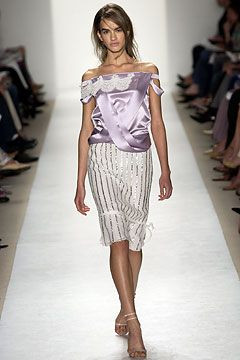 Badgley Mischka fashion show for Spring/Summer 2004