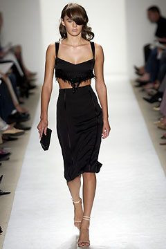 Badgley Mischka fashion show for Spring/Summer 2004