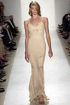 Badgley Mischka fashion show for Spring/Summer 2004